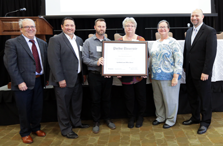 Rush Memorial Hospital in Rushville, Ind., awarded Lean Office-Basic Level certification.